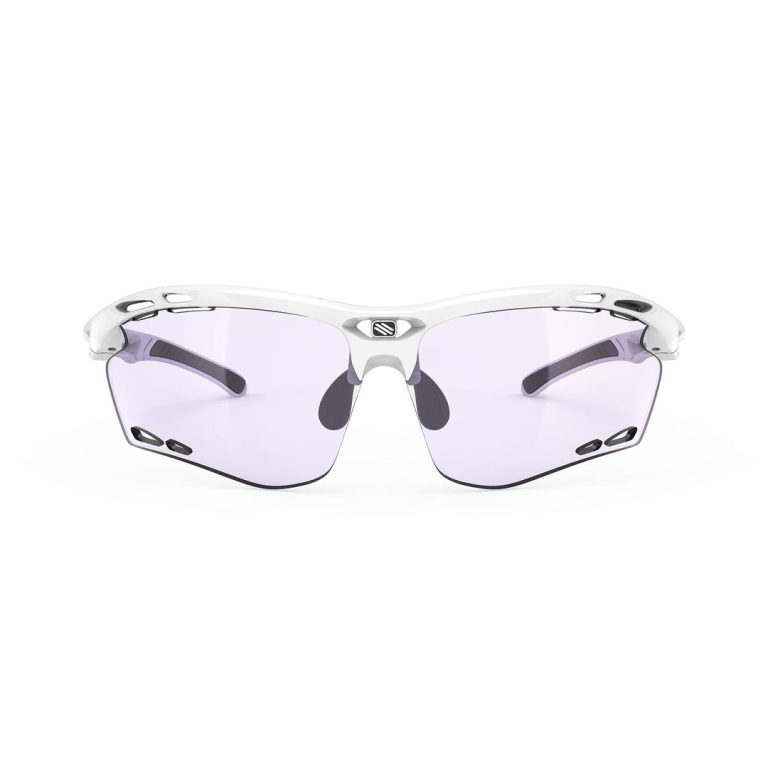 propulse White Gloss Frame with ImpactX Photochromic 2 Laser Purple Lenses
