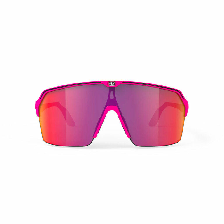 Spinshield Air Pink Fluo Matte with Multilaser Red Lenses