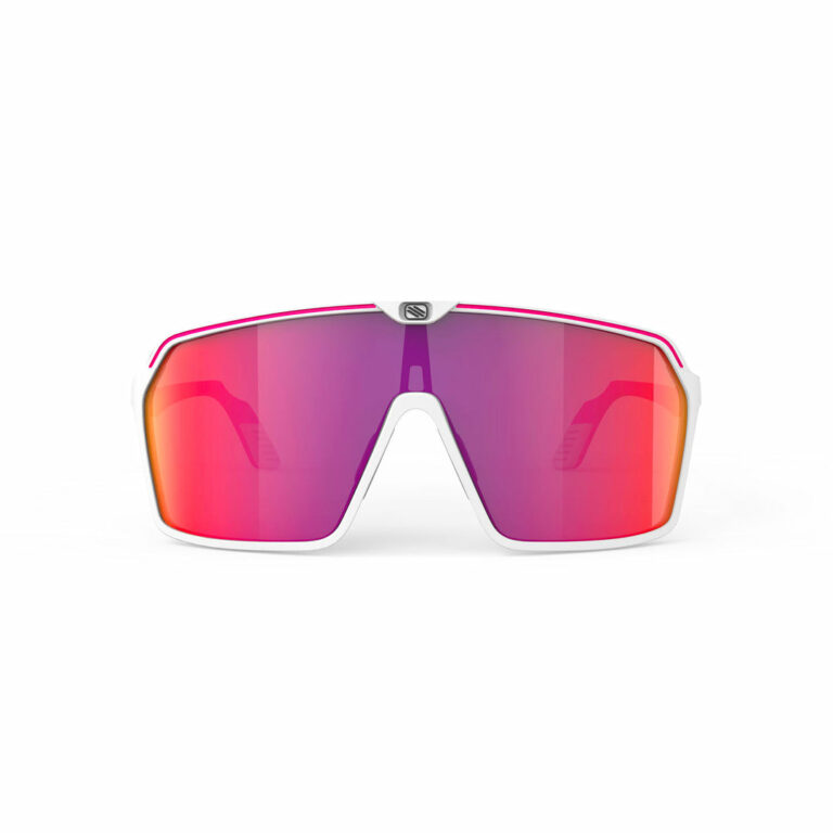 Spinshield White And Pink Fluo Matte With Multilaser Red Lenses