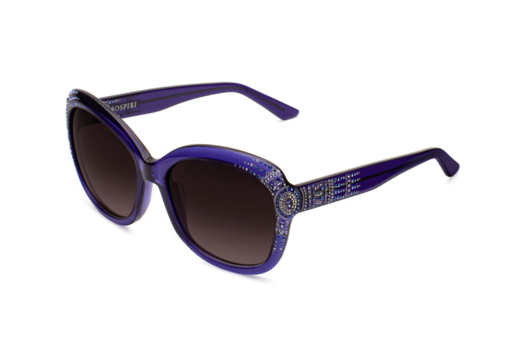 DOLCE c.260 â€“ Blue with sapphire and tanzanite crystals and silver laserwork