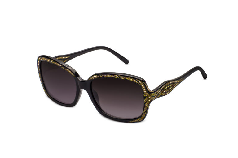 Euforia c.NRG â€“ Black with gold crystals and gold laserwork