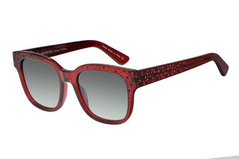 Flora Ltd c.252 â€“ Red with ruby and light red crystals