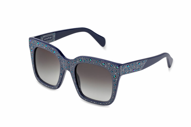 MOIRA c.410 â€“ Royal blue with metallic blue crystals