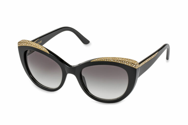 PENELOPE c.NRG â€“ Black with gold crystals and gold laserwork