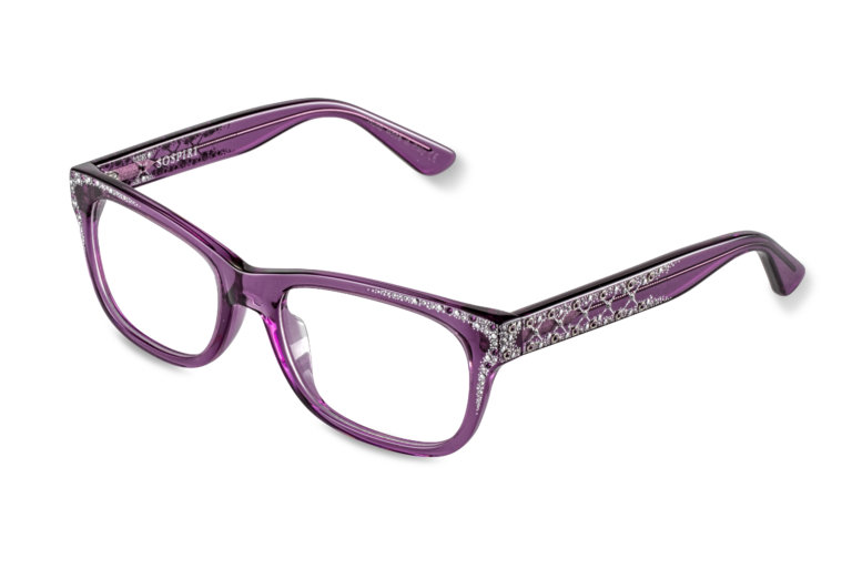 STEFANIA c.839 â€“ Translucent purple with ametyst and clear crystals