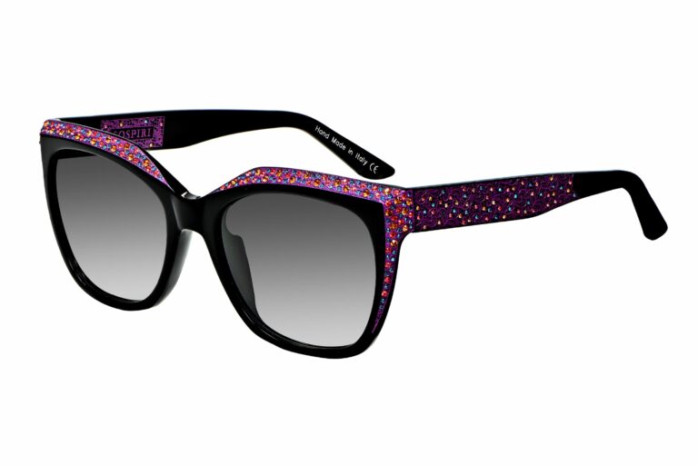 Thea c.NRC â€“ Black with multi-color crystals