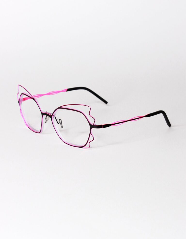 C80 - BLACK / FLUO PINK CRISTAL PINK