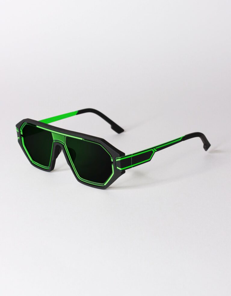 C52 - BLACK / GREEN FLUO