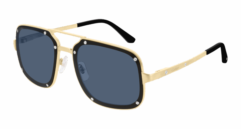 GOLD/LIGHT BLUE