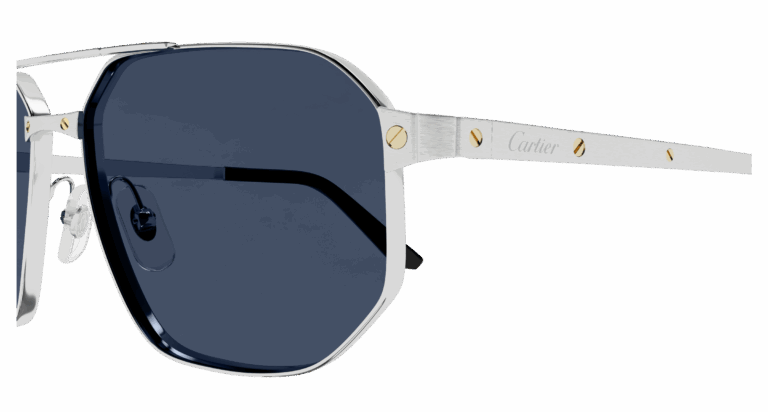 Silver/Blue