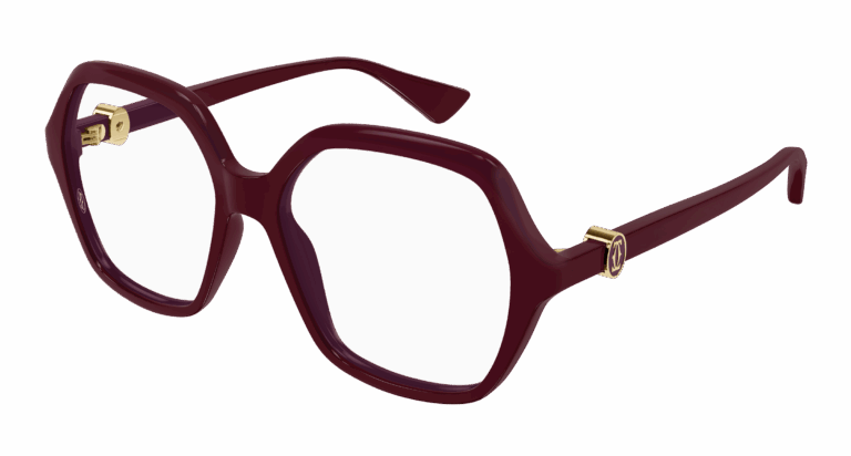 BURGUNDY/TRANSPARENT