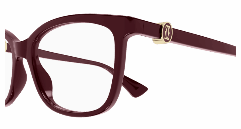 BURGUNDY/TRANSPARENT