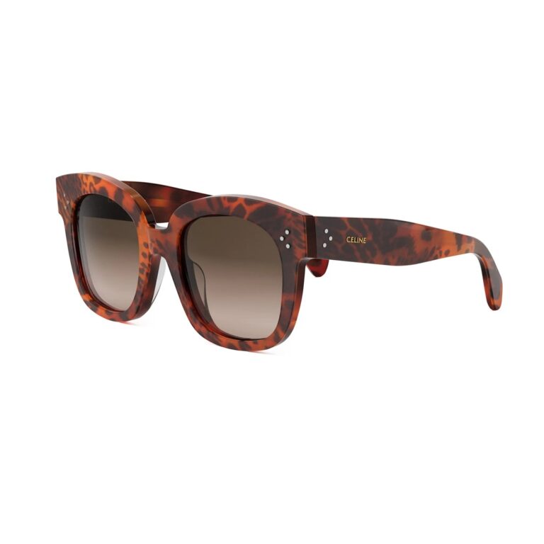 Acetate Shiny Havana with Brown Gradient lenses