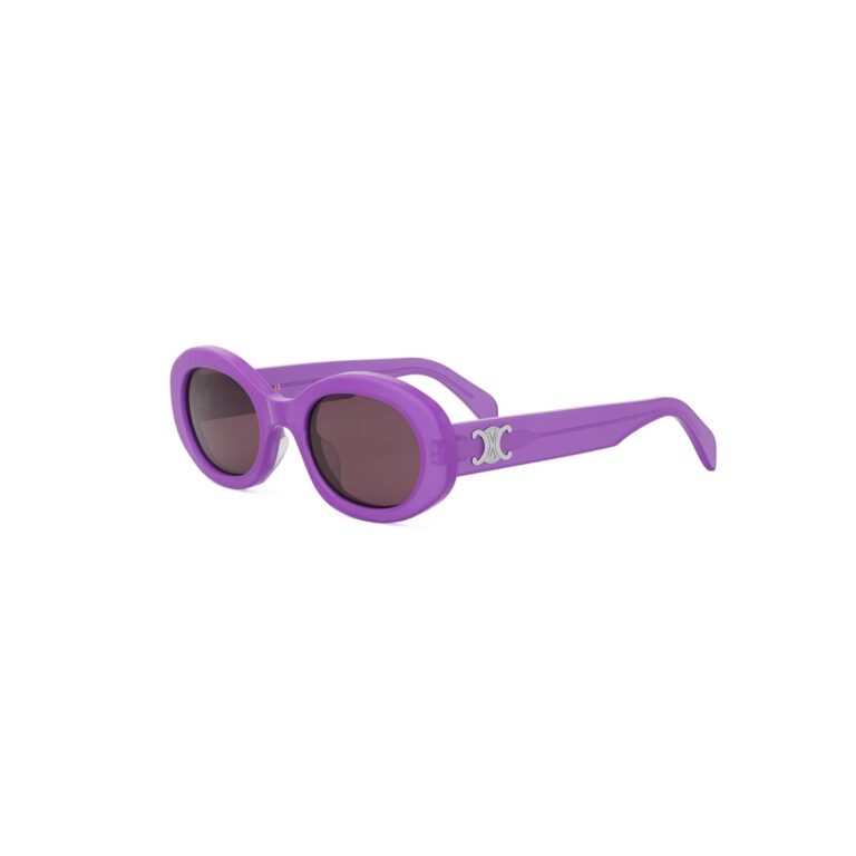 Acetate Shiny Violet with Brown Normal lenses