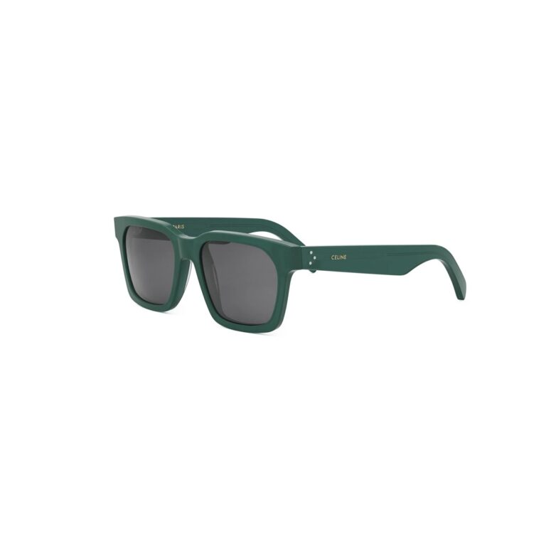 Acetate Shiny Green with Grey Normal lenses