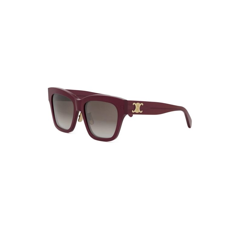 Acetate Shiny Red with Brown Gradient lenses