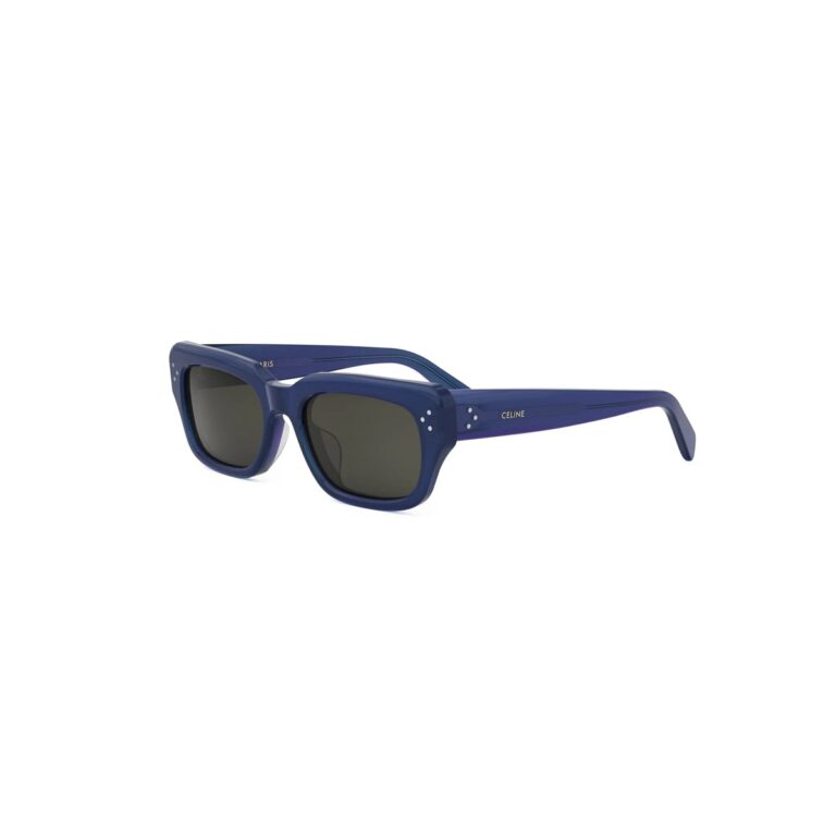 Acetate Shiny Blue with Grey Normal lenses