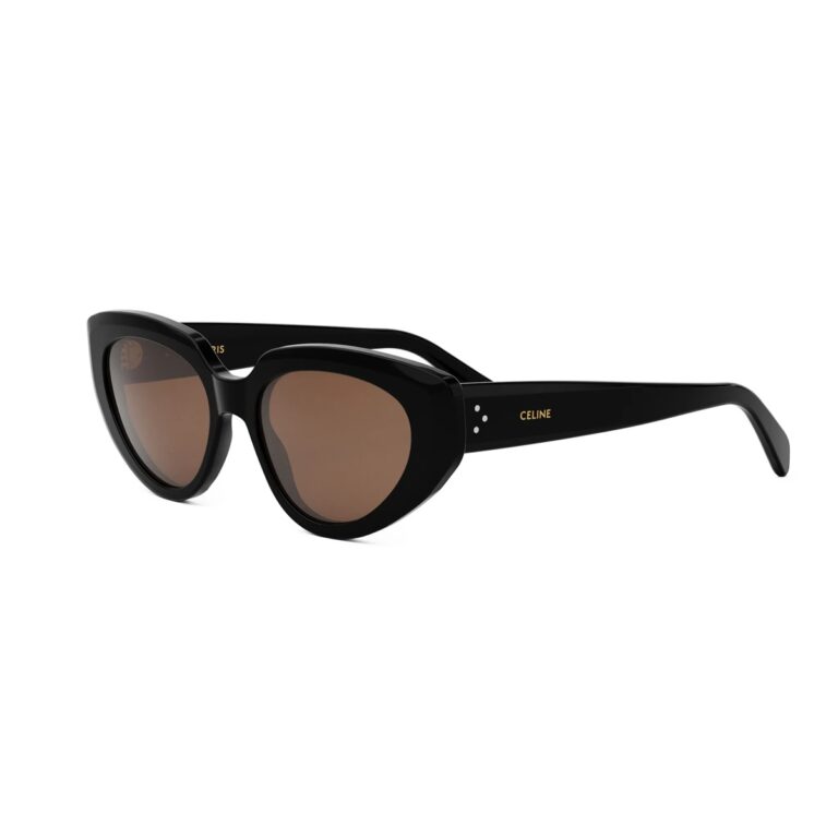 Acetate Shiny Black with Brown Normal lenses