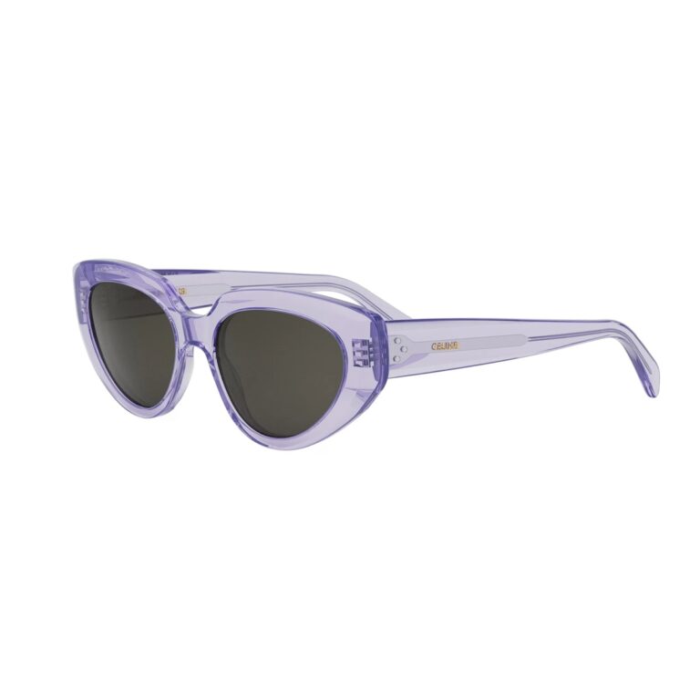 Acetate Shiny Violet with Grey Normal lenses