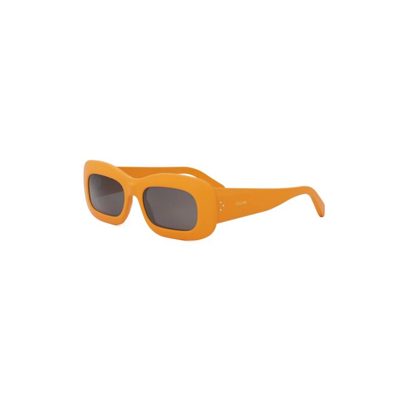 Acetate Shiny Orange with Grey Normal lenses