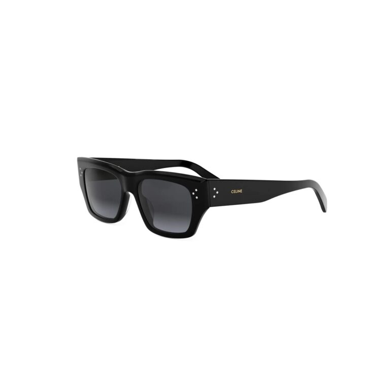 Acetate Shiny Black with Grey Gradient lenses