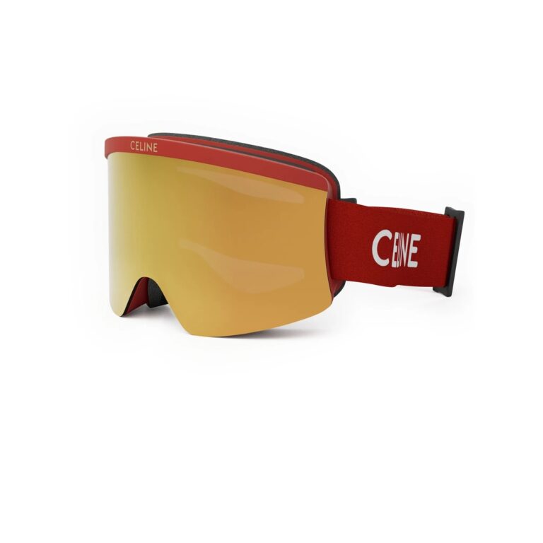 Injected Matte Red with Yellow Mirror lenses