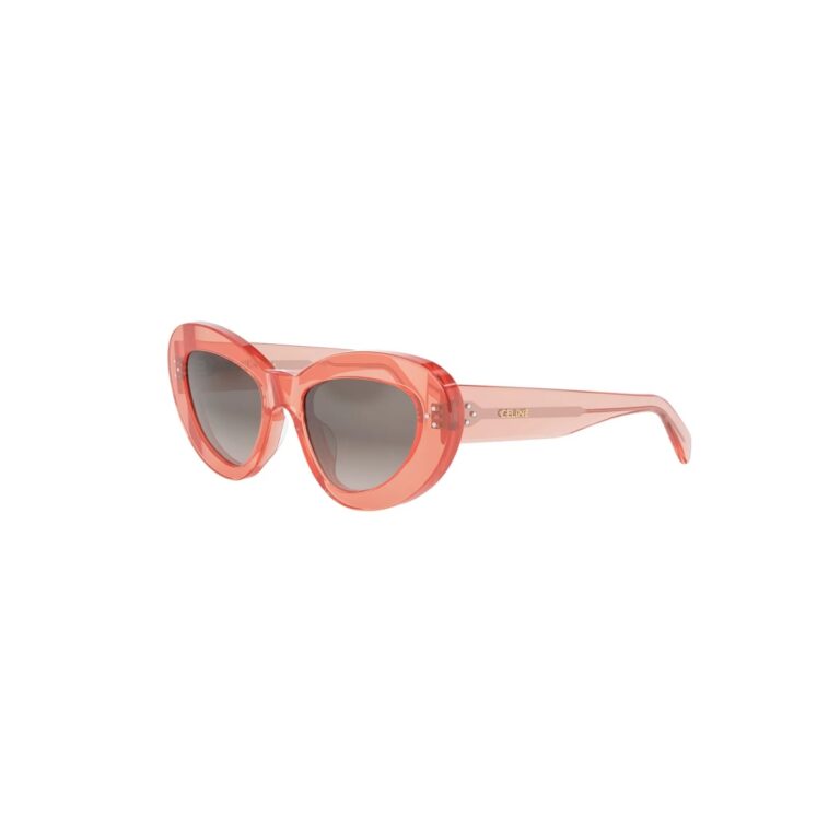 Acetate Shiny Orange with Brown Gradient lenses