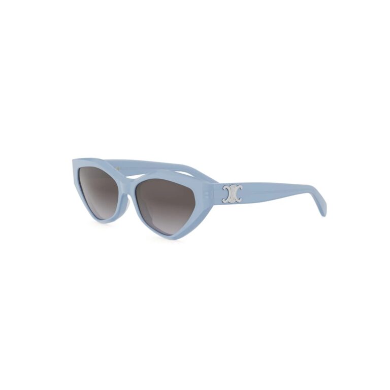 Acetate Shiny Blue with Grey Gradient lenses