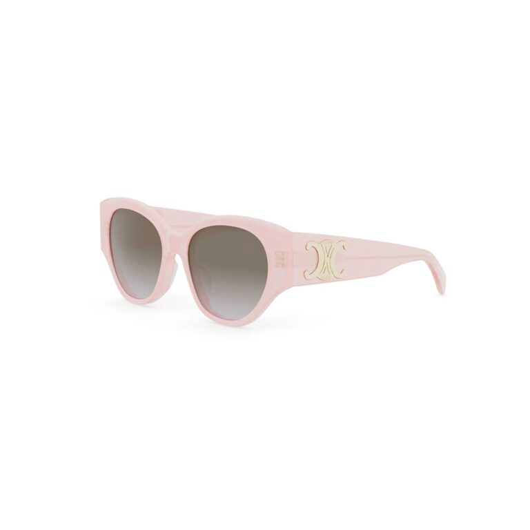 Acetate Shiny Rose with Grey Gradient lenses