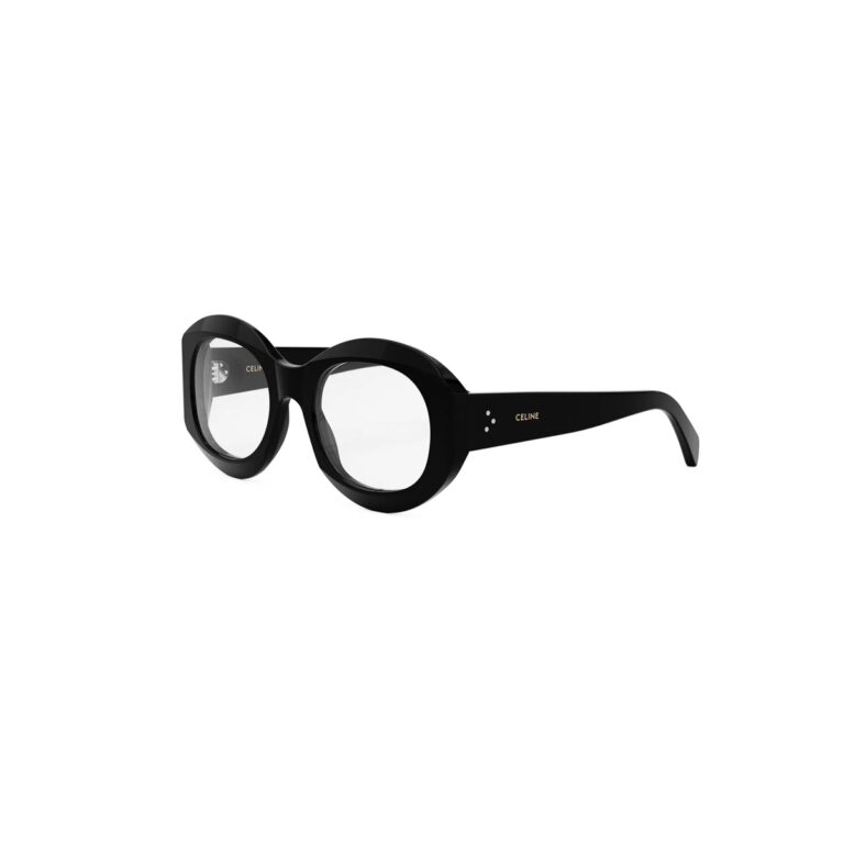 Acetate Shiny Black with DEMO lenses