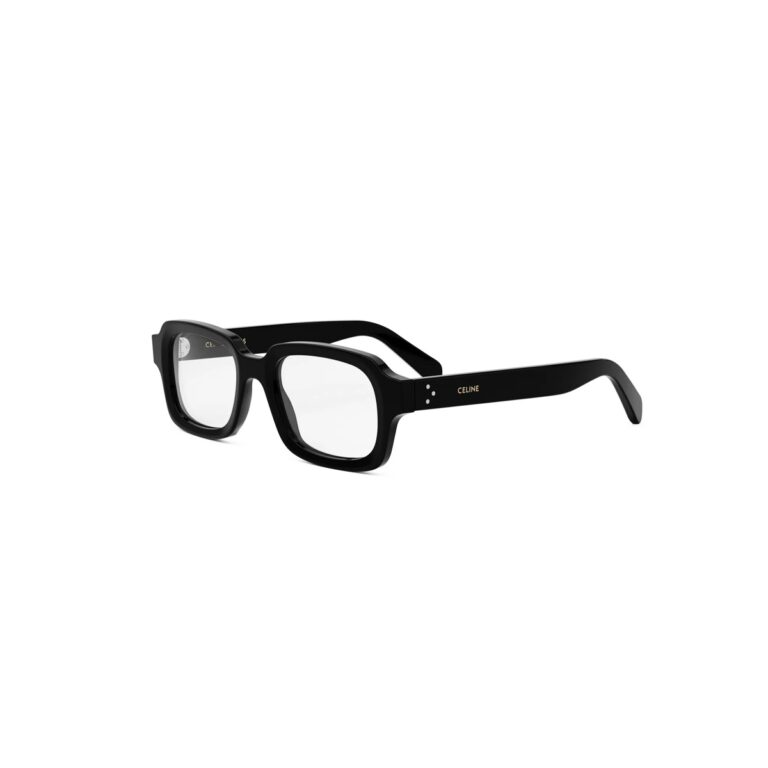 Acetate Shiny Black with DEMO lenses