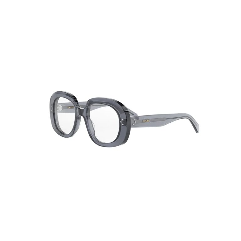 Acetate Shiny Grey with DEMO lenses