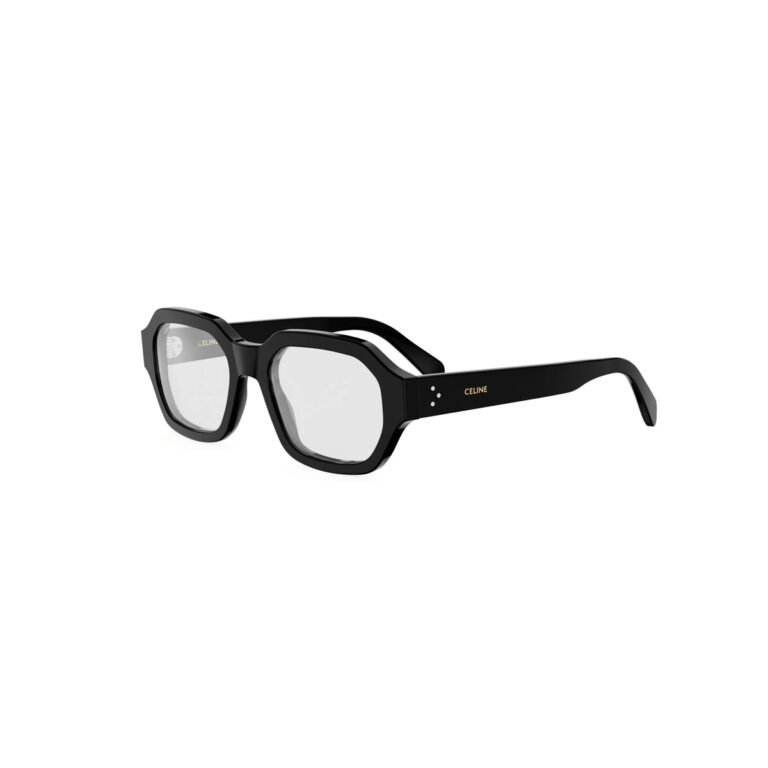 Acetate Shiny Black with DEMO lenses